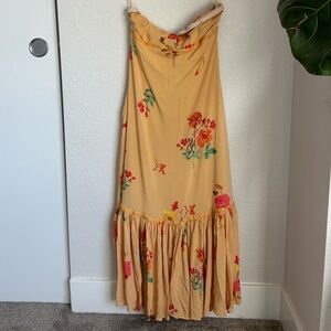Strapless Free People dress